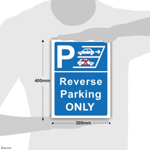 Reverse Parking Only Signage aluminum sheet with reflective sheet printing