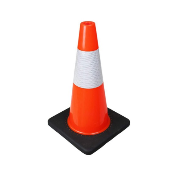 Soft PVC Traffic Safety Cone with Black Base