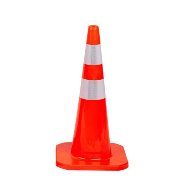 70cm Fluorescent Orange Work Safety Cone with Slim Body