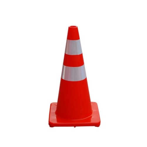 70cm Highway Safety PVC Traffic Cone