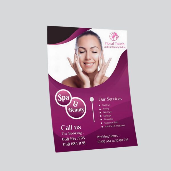 A3 Flyer Glossy paper with 4 Color Print