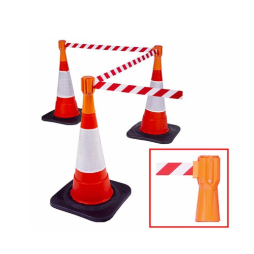 Highly Visable Retractable Belt Topper for Road Safety Cone