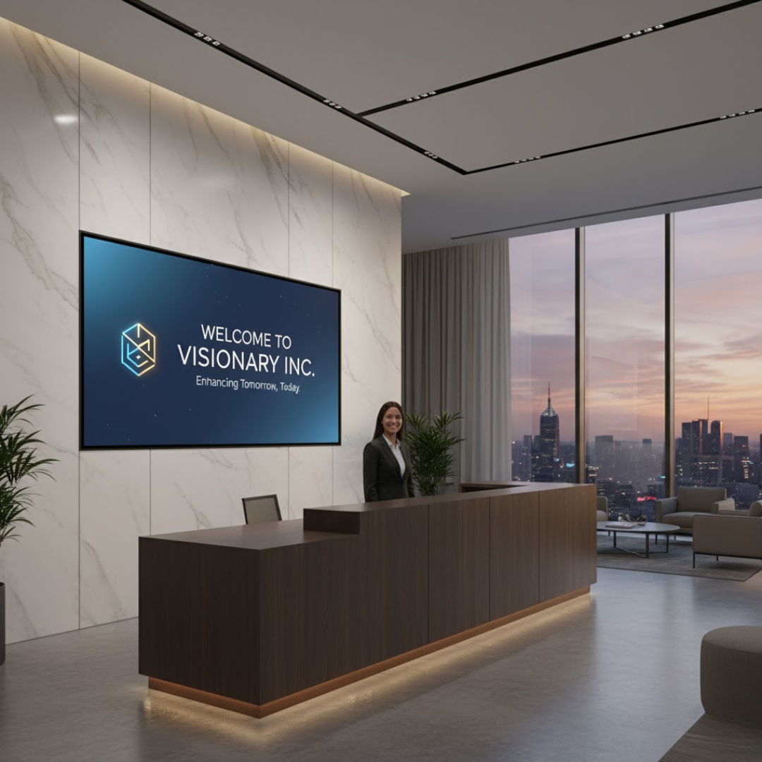 Digital signage 29 Corporate Lobby & Reception Displays