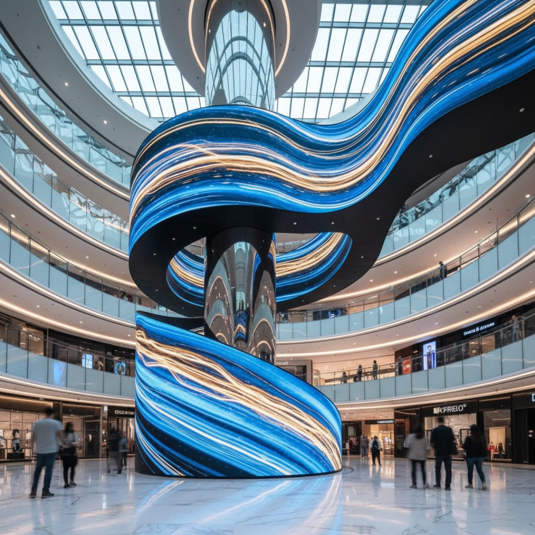 Digital signage 33 Flexible & Curved LED Screens