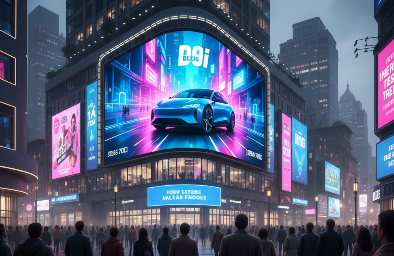 Digital signage 44 Outdoor LED Screen Display