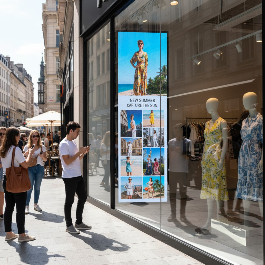 Digital signage 24 Retail Window Displays